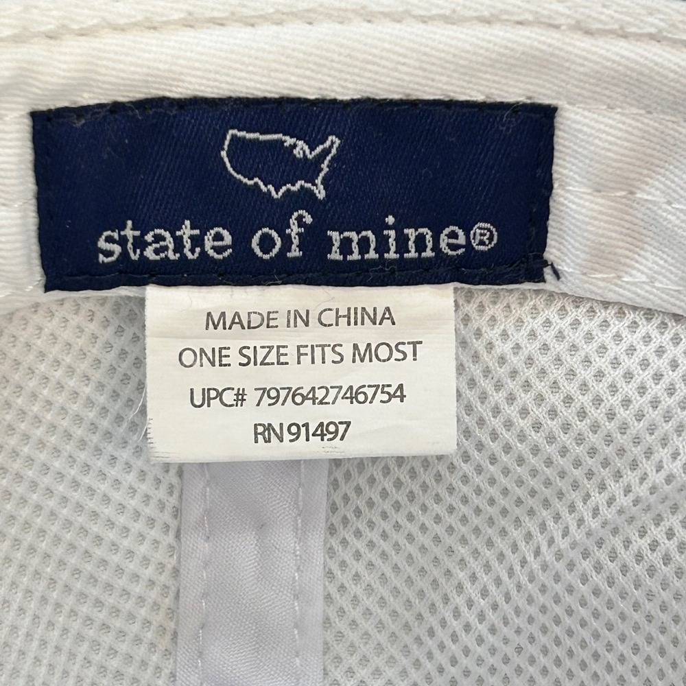 Arkansas Home State Silhouette Mens White State of Mine Hat Baseball Cap OSFM - Picture 14 of 15